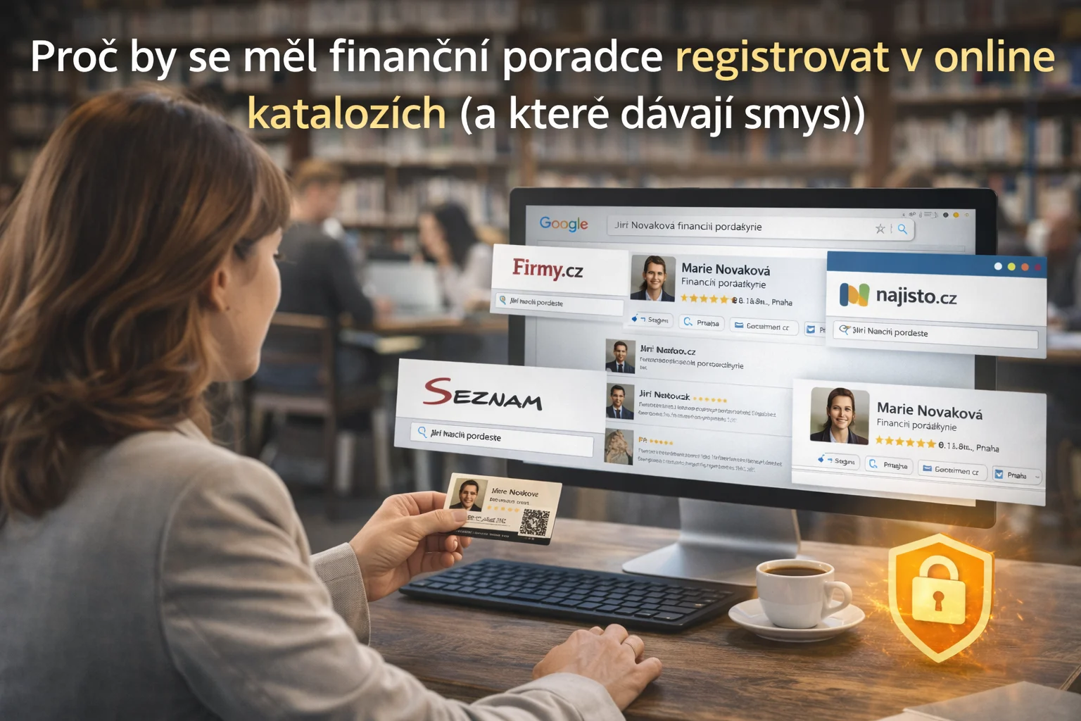 Proč by se měl finanční poradce registrovat v online katalozích