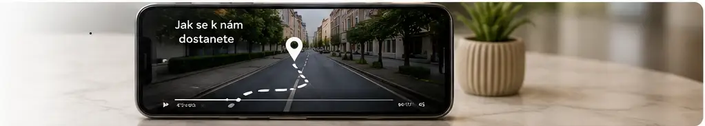 Po 9 měsících: video cesty k ordinaci na mobilu